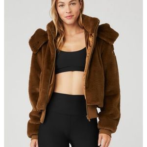 Alo yoga chocolate jacket